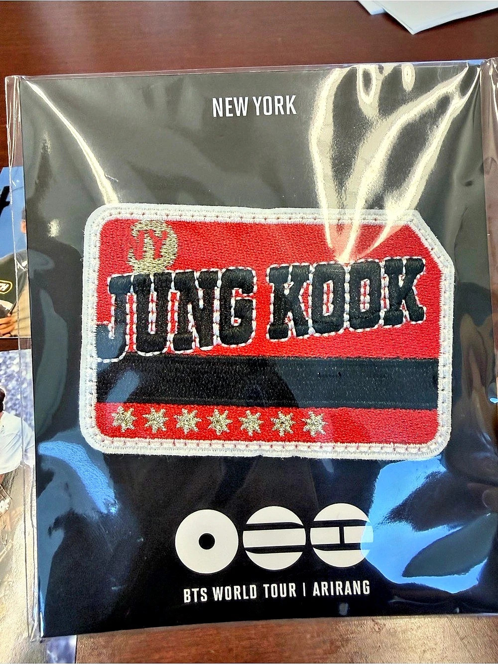 Big Hit Music Embroidered Patch Clip New York Ver. Jung Kook